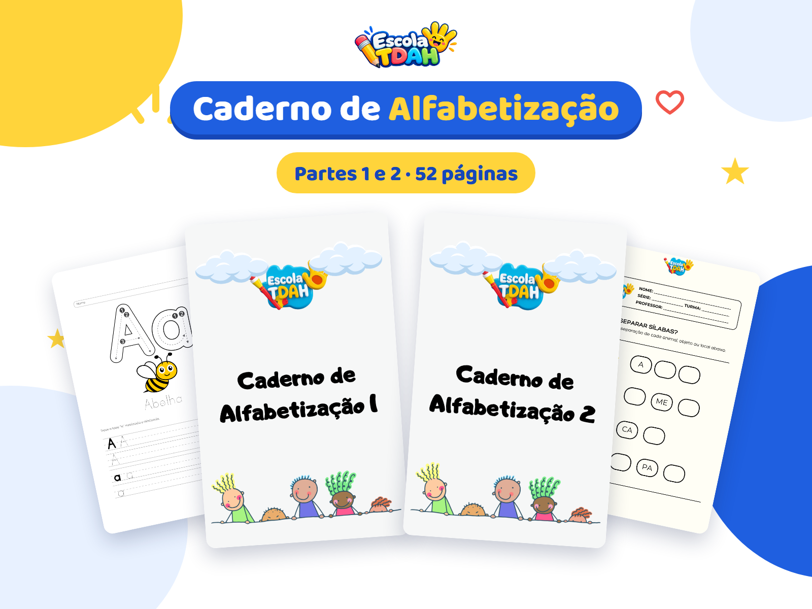 Caderno de Alfabetização
