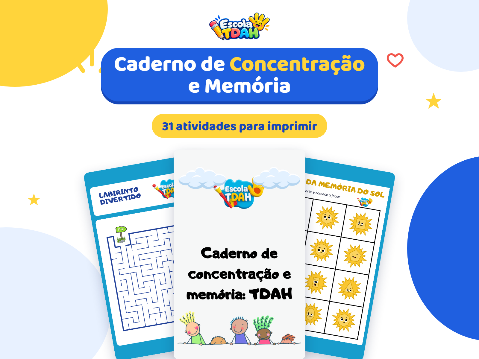 CADERNO DE CONCENTRAÇÃO E MEMÓRIA